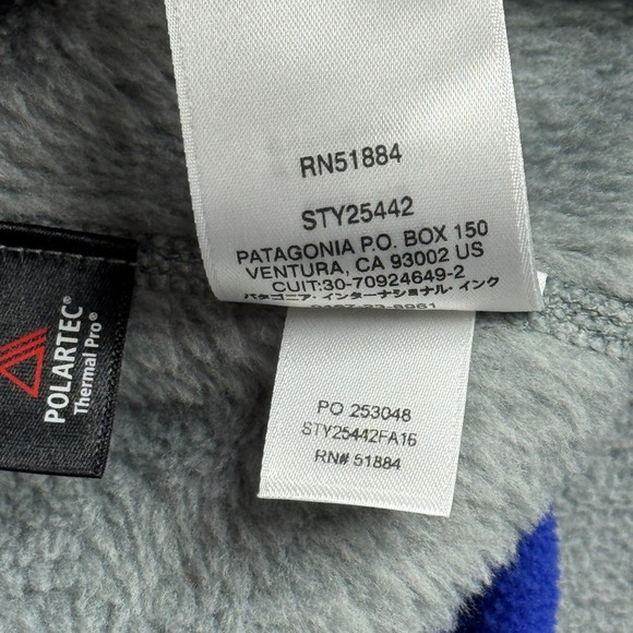 Patagonia Sweater Women Medium Gray Re-Tool Snap-T Fleece Polartec Thermal 25442 - Picture 10 of 12